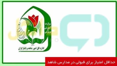 حداقل امتیاز برای قبولی در مدارس شاهد