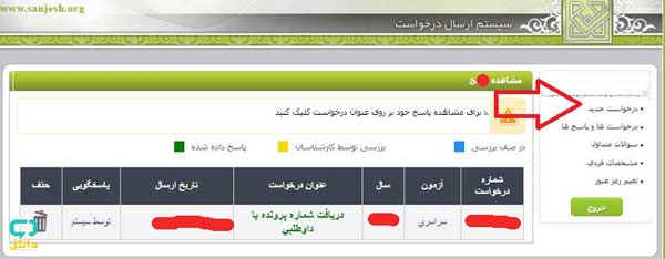 دریافت شماره داوطلبی و شماره پرونده کنکور