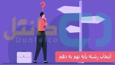 انتخاب رشته پایه نهم به دهم