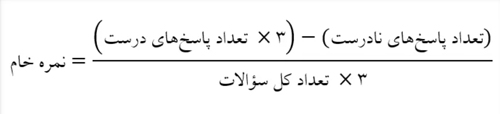 تراز قبولی آزمون تیزهوشان