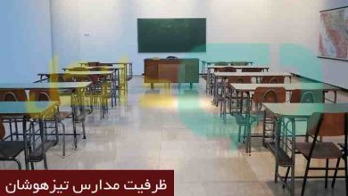 ظرفیت مدارس تیزهوشان